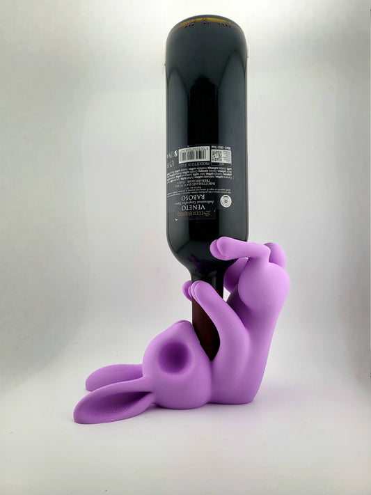 Bunny wine bottle holder Easter drunk rabbit