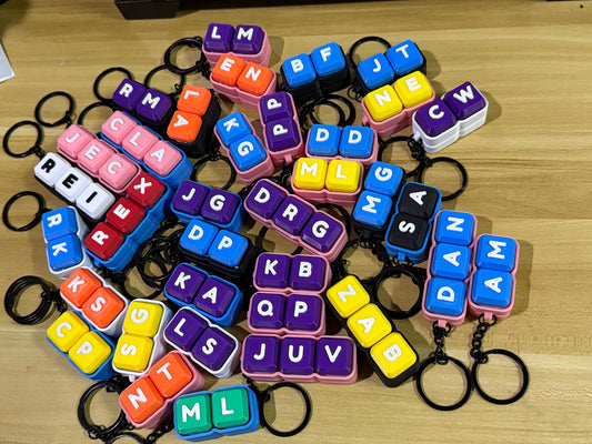 Personalized Keyboard Clicker Keychain