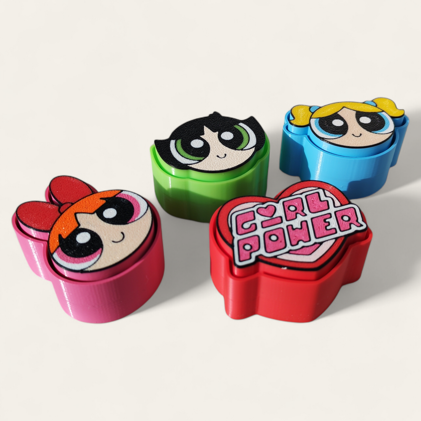 Power Puff Girls Clicker Keychain
