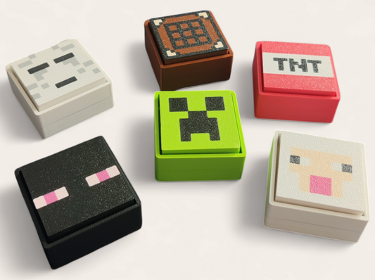 Minecraft Clicker Keychain